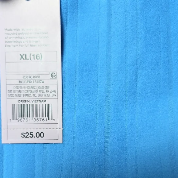 Wild Fable NWT Sky Blue Soft Halter Mini Dress - Picture 2 of 5